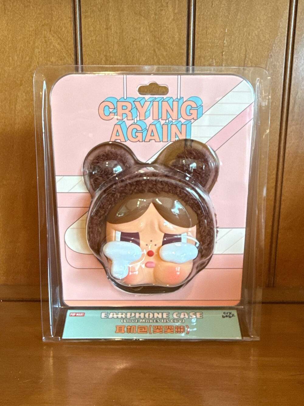POP MART Crybaby Crying Again Earphone Case - Love Makes Us Cry